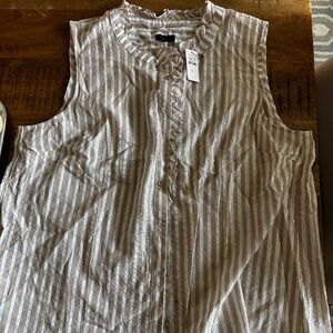 Talbots button up tank